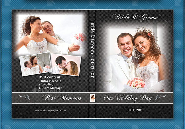 Wedding dvd cover and dvd label template vol.9 free download